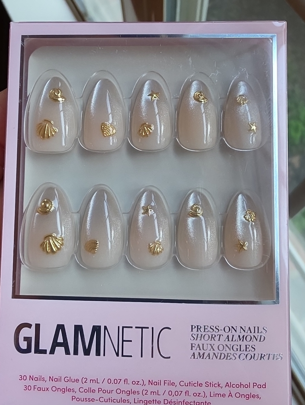 NIB Set Of 4 Glamnetic Press On Nails Beach Vacation Edition + Bonus Box - Picture 5 of 6